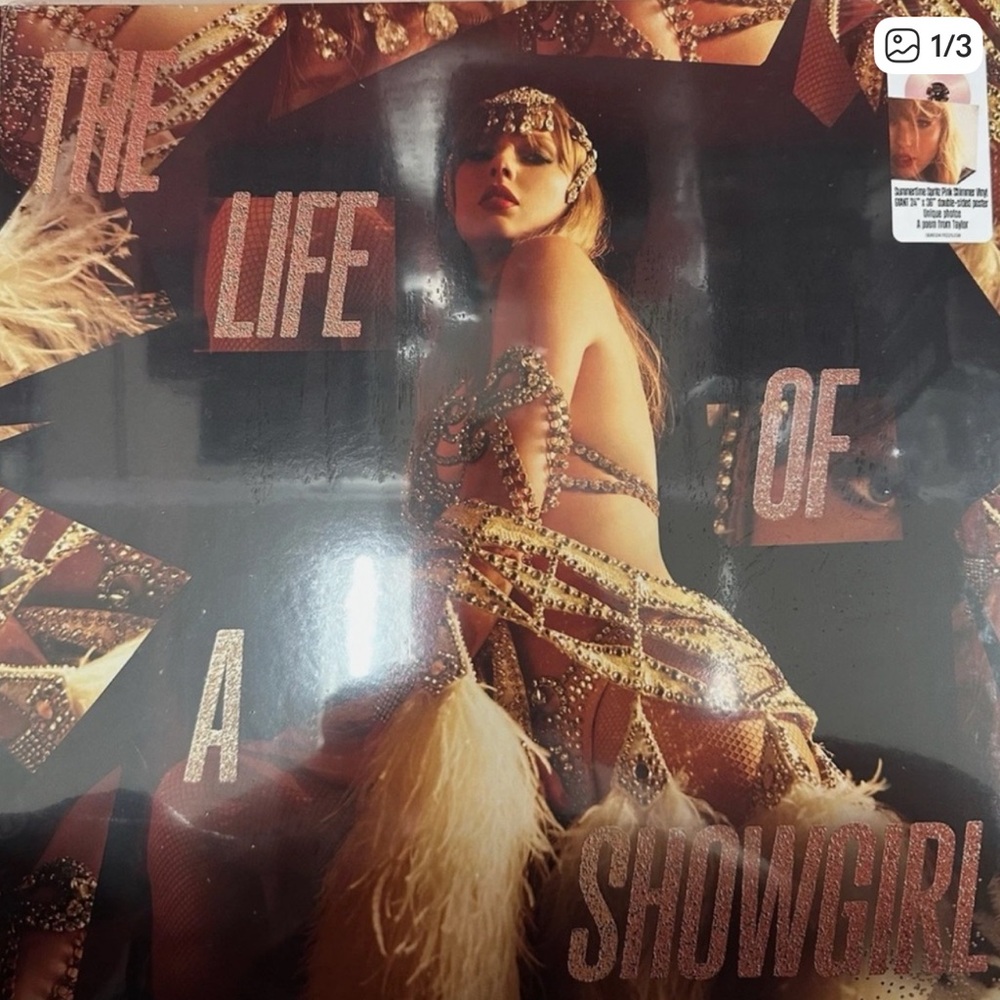 Taylor Swift target the life of a showgirl pink vinyl Ships Today